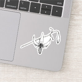 Frühlingsfloral | Columbia Lily | Botanischer Aufk Aufkleber