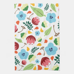 Frühlingsfloral Geschirrtuch