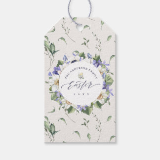 Frühlingsflorale Osterfeier Geschenkanhänger