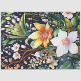 Frühlingsflorale Tissue Paper Seidenpapier