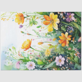 Frühlingsflorale Tissue Paper Seidenpapier