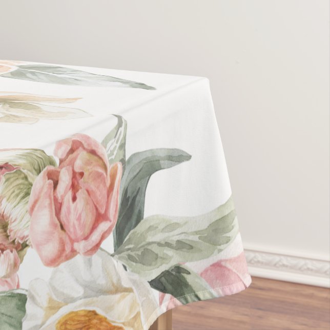 Frühlingsflorale Tulissen Tischdecke (Beispiel)