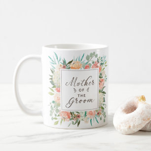 Frühlingsfloralmutter am Boden Kaffeetasse
