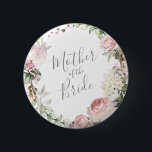 Frühlingsfloralmutter des Bride Button<br><div class="desc">Benutzerdefiniert</div>