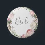 Frühlingsfloralmutter des Bride Button<br><div class="desc">Benutzerdefiniert</div>