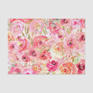 Frühlingsflorentonpapier - frische Blüten Seidenpapier