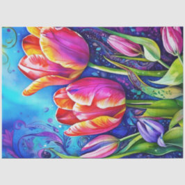 Frühlingsflorentüppchen Tissue Seidenpapier