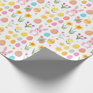 Frühlingsfreude! Osterhase & Narzisse Geschenkpapi Geschenkpapier