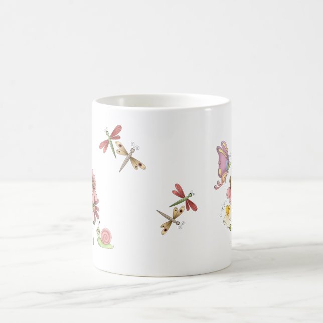 Frühlingsfreunde Kaffeetasse (Mittel)