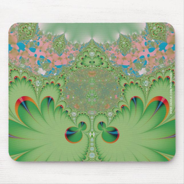 Frühlingsgarten Mousepad (Vorne)