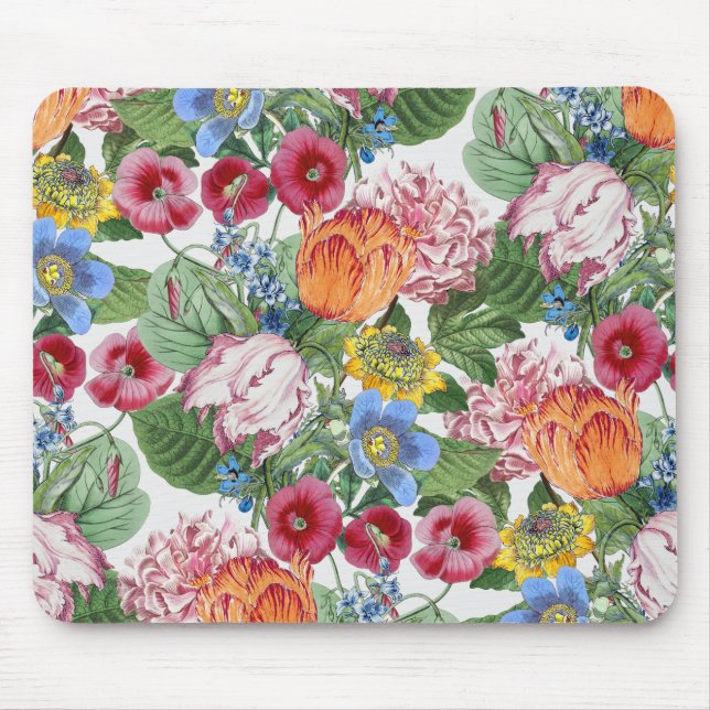 Frühlingsgarten Mousepad (Vorne)