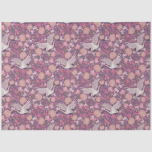 Frühlingsgarten Muttertag Asiatischer Kran Chinesi Seidenpapier