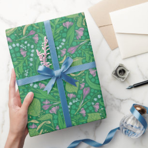 Frühlingsgarten Muttertags-Maiglöckchen Geschenkpapier