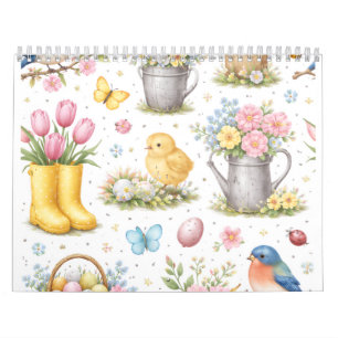 Frühlingsgarten-Ostern Kalender