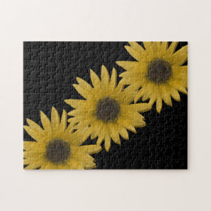 Frühlingsgarten Sonnenblume Botanische Blumen Puzzle