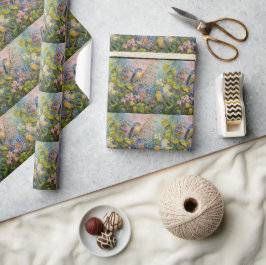 Frühlingsgarten-Symphonie Geschenkpapier