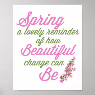 Frühlingsgedicht // Frühlingsblüten Poster