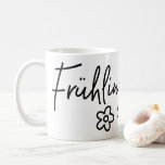 Frühlingsgefühle, deutsches Wort, Frühlingsgefühl Kaffeetasse<br><div class="desc">Frühlingsgefühle ist ein großartiges deutsches Wort,  das heißt Frühlingsgefühl.</div>