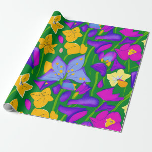 Frühlingsgerüste Geschenkpapier