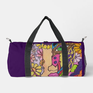 Frühlingsgesicht  duffle bag