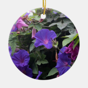 Frühlingsglorie in Blau Keramik Ornament