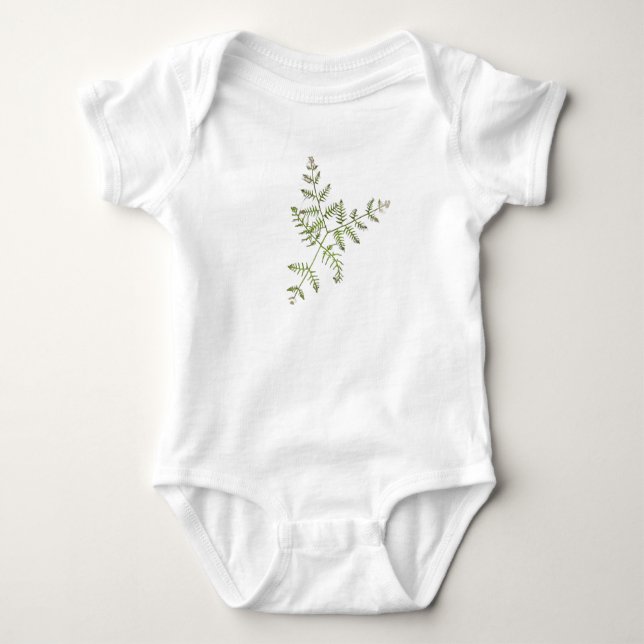 Frühlingsgrün  baby strampler (Vorderseite)