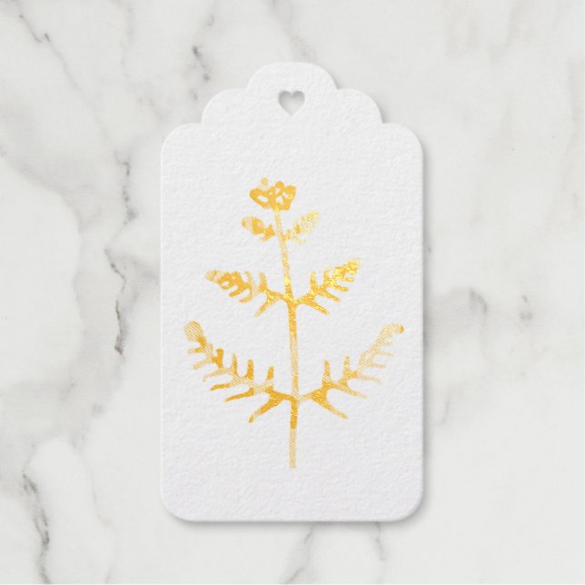 Frühlingsgrün  geschenkanhänger (Vorderseite)