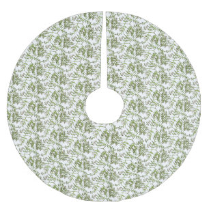 Frühlingsgrün polyester weihnachtsbaumdecke