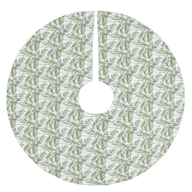 Frühlingsgrün  polyester weihnachtsbaumdecke (Vorderseite)