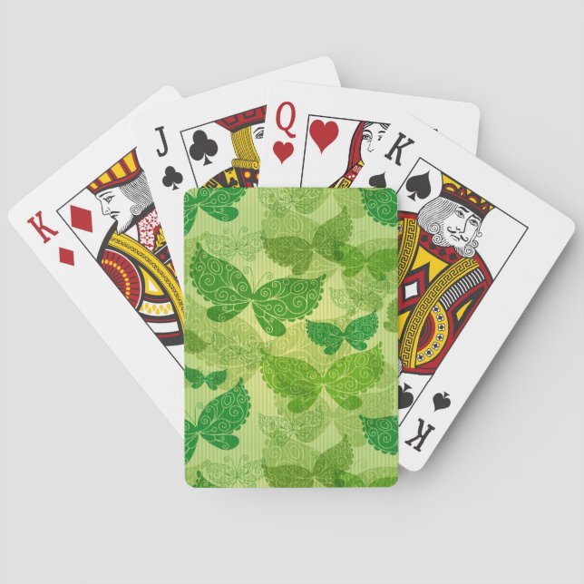 Frühlingsgrün Spielkarten (Rückseite)