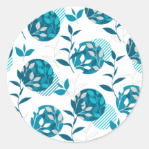 Frühlingsgrün und Blätter Modernes Muster