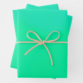 Frühlingsgrün-Verlauf Geschenkpapier Set