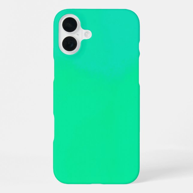 Frühlingsgrün-Verlauf iPhone Hülle (Rückseite)