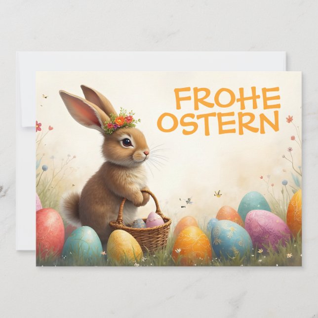 Frühlingsgrüß vom Osterhasen (Vorderseite)
