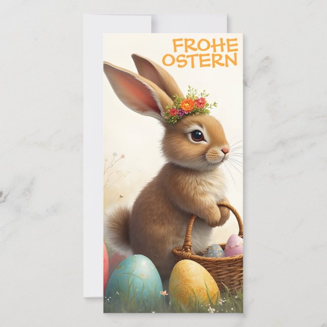 Frühlingsgrüß vom Osterhasen (Vorderseite)