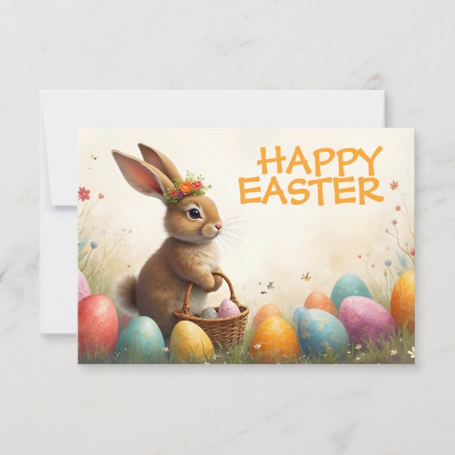 Frühlingsgrüße vom Osterhasen (Vorderseite)