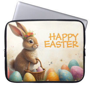 Frühlingsgrüße vom Osterhasen Laptopschutzhülle