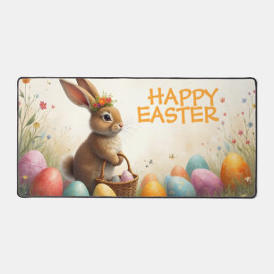 Frühlingsgrüße vom Osterhasen Schreibtischunterlage