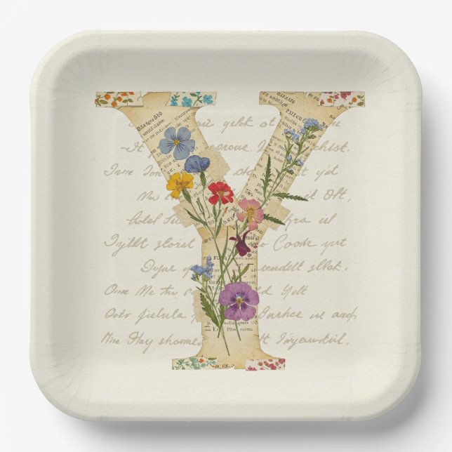 Frühlingsgrüße von Natasha Us Pappteller (Vorderseite)