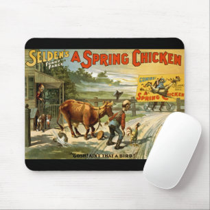 Frühlingshähnchen Mousepad