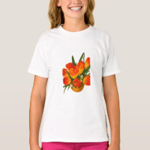 Frühlingsharmonie – Orange und gelbe Tulpen