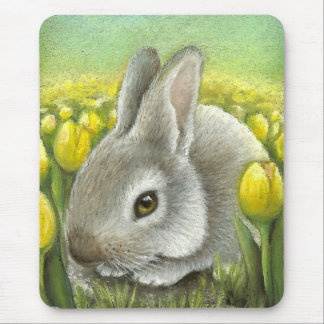 Frühlingshäschen Mousepad