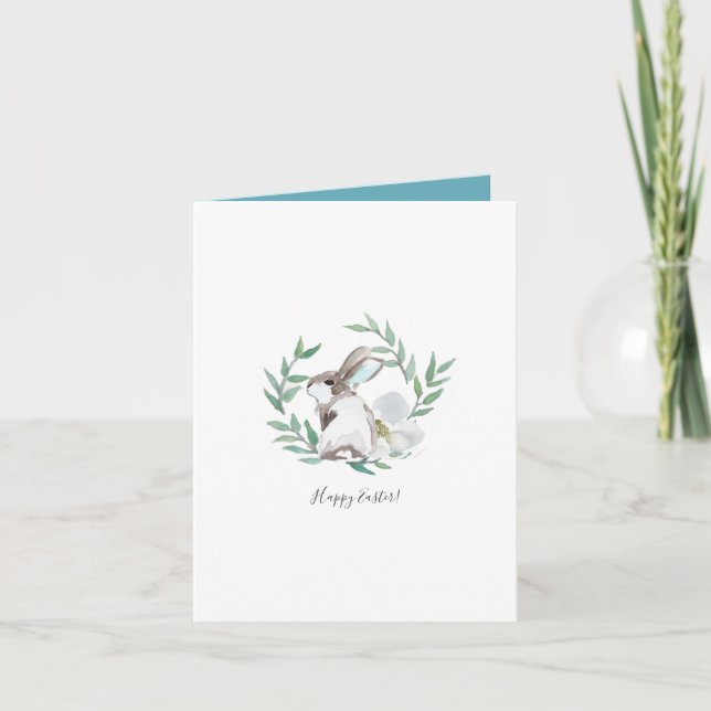 Frühlingshase Geburtstagskarte Feiertagskarte (Vorderseite)