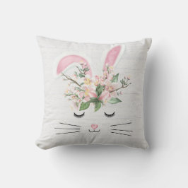 Frühlingshase mit rosa Ohren Kissen