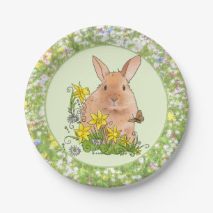 Frühlingshase pappteller