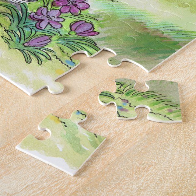 Frühlingshase Puzzle (Seite)