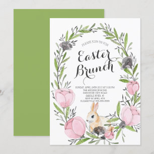 Frühlingshasen Ostern Einladung