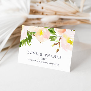 Frühlingshäute   Vielen Dank Dankeskarte