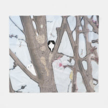 Frühlingsholz Mittlere Fleece Blanket