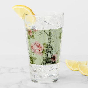 Frühlingsholz Rosa Blumenzauber, Periseiffelturm Glas